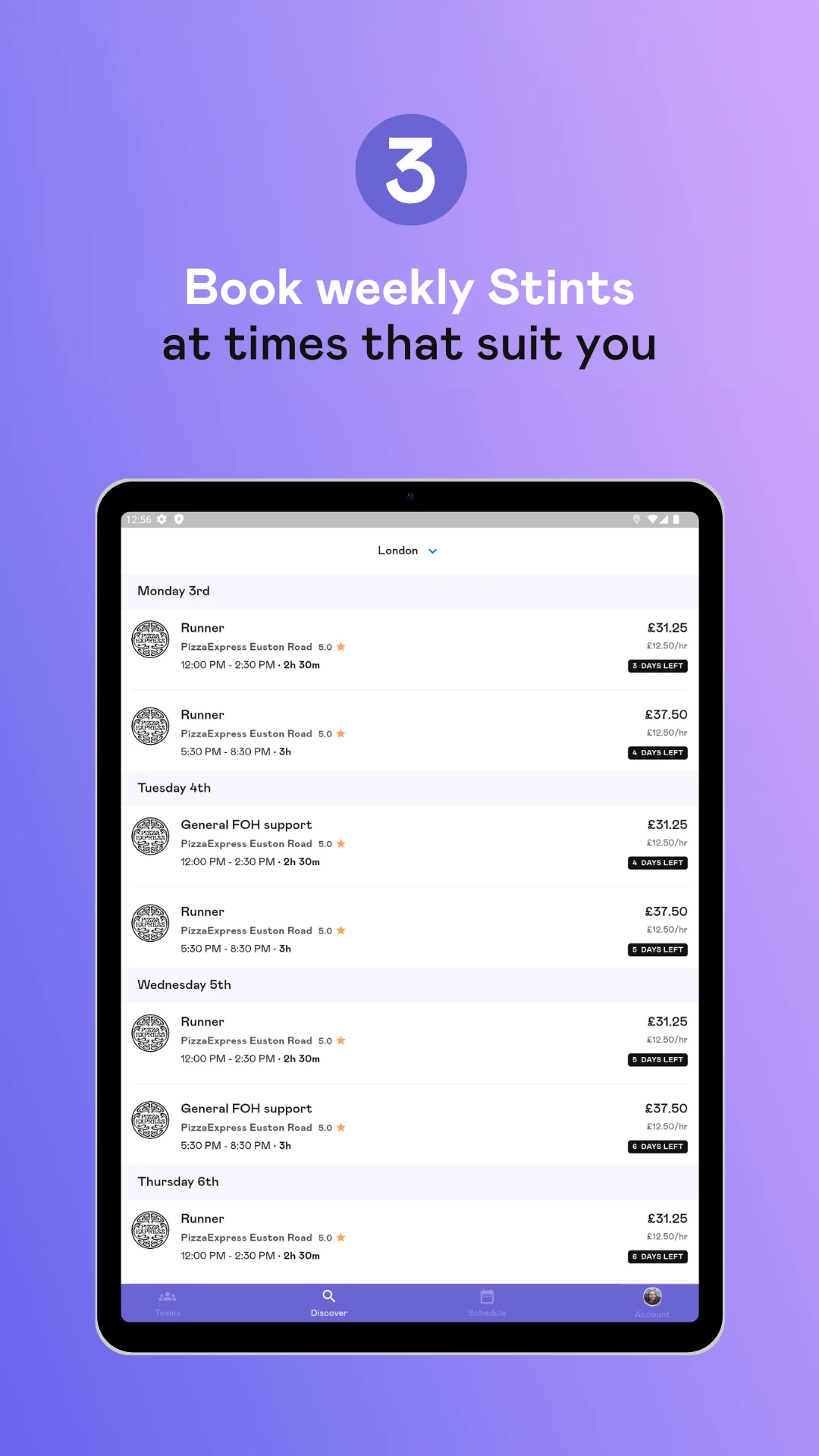 Stint Students screenshot