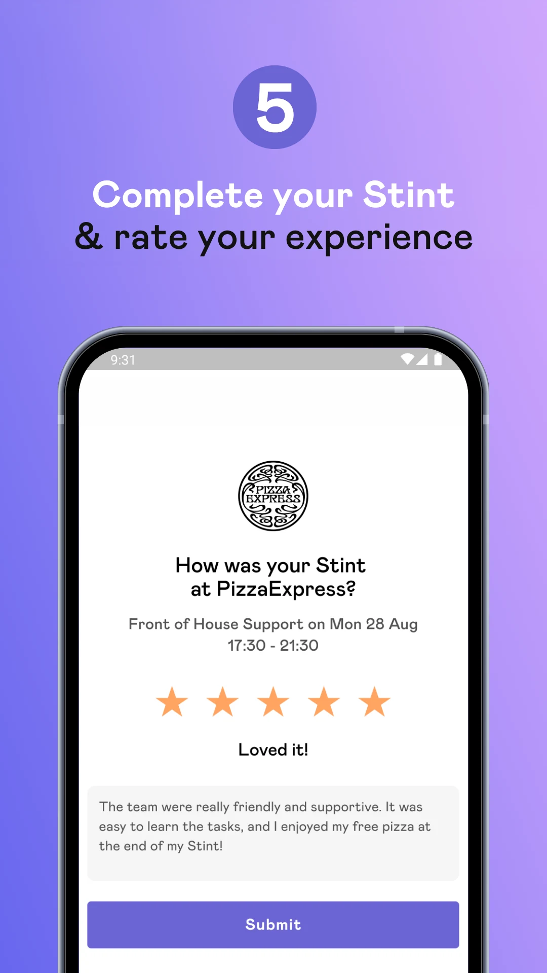 Stint Students screenshot