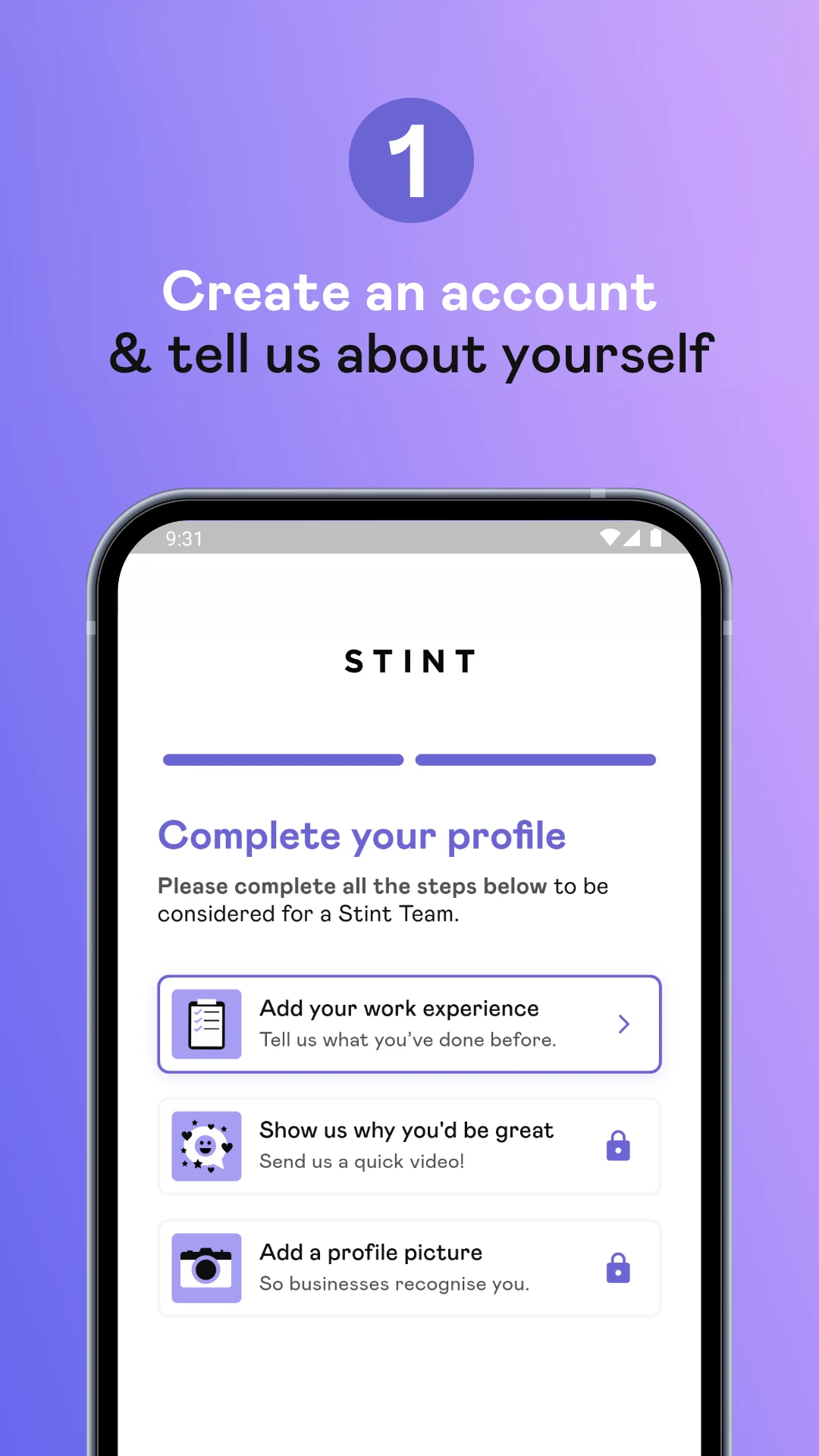 Stint Students screenshot