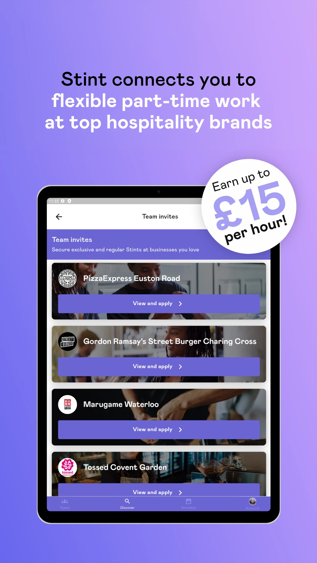 Stint Students screenshot